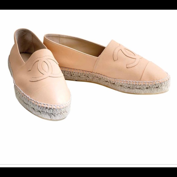 CHANEL Shoes - Chanel Lambskin Espadrilles